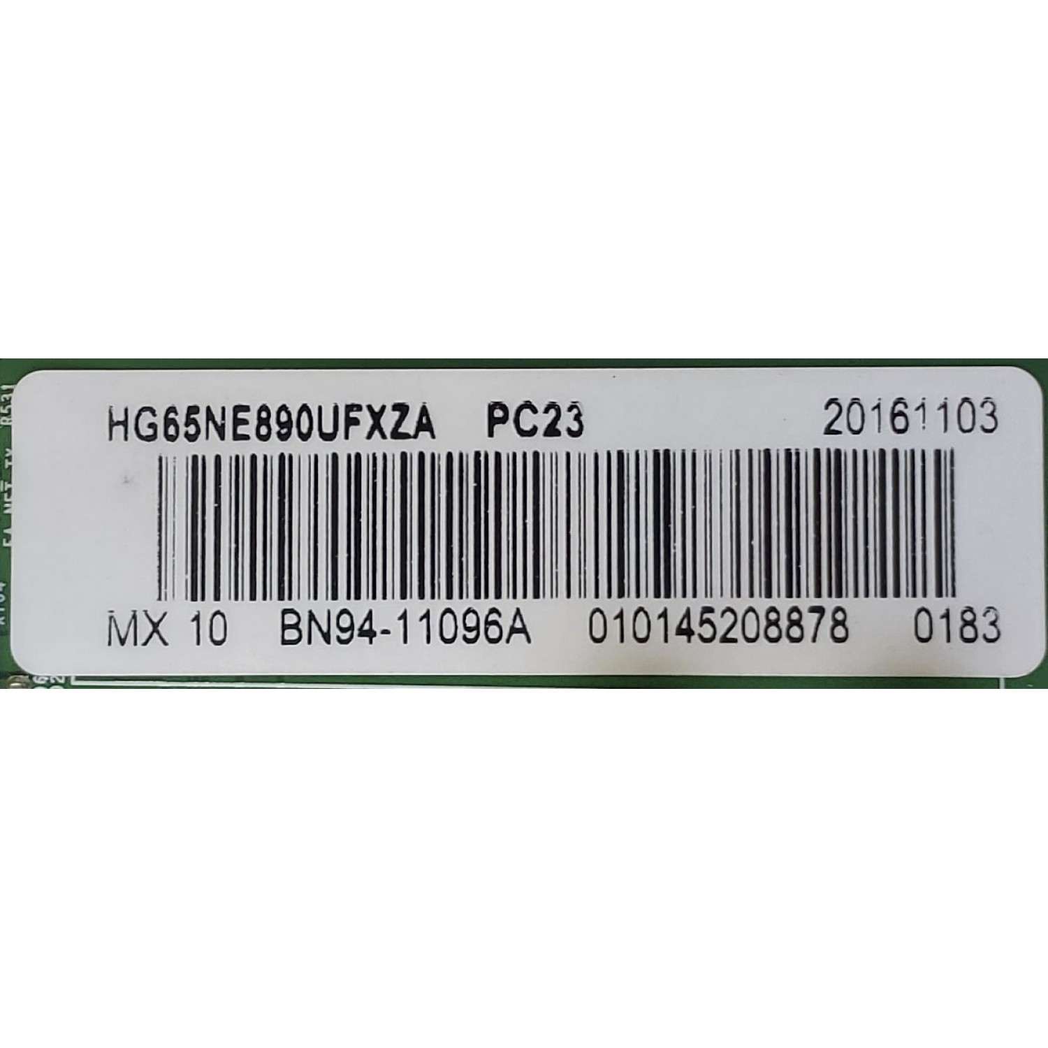 MAIN PARA TV SAMSUNG / NUMERO DE PARTE BN94-11096A / BN41-02545B / BN97-11036A / BN9411096A / 20161103 / PANEL CY-KK065HGLV4H / MODELO HG65NE890UFXZA FA01	 - Imagen 3